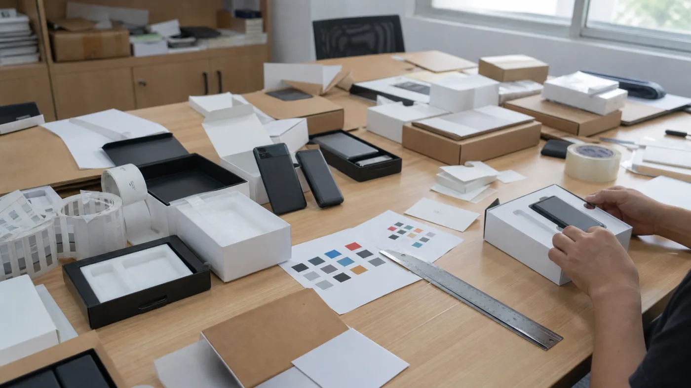 OEM power bank packaging and color customization
